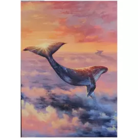 The author's oil triptych painting "Liberation"